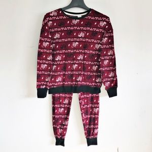 Juniors Harry Potter PJs HP Pajama Set Loungers
